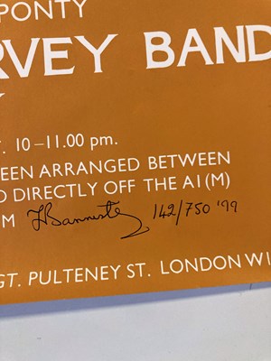 Lot 298 - LIMITED EDITION KNEBWORTH POSTERS - FREDDIE BANNISTER SIGNED.
