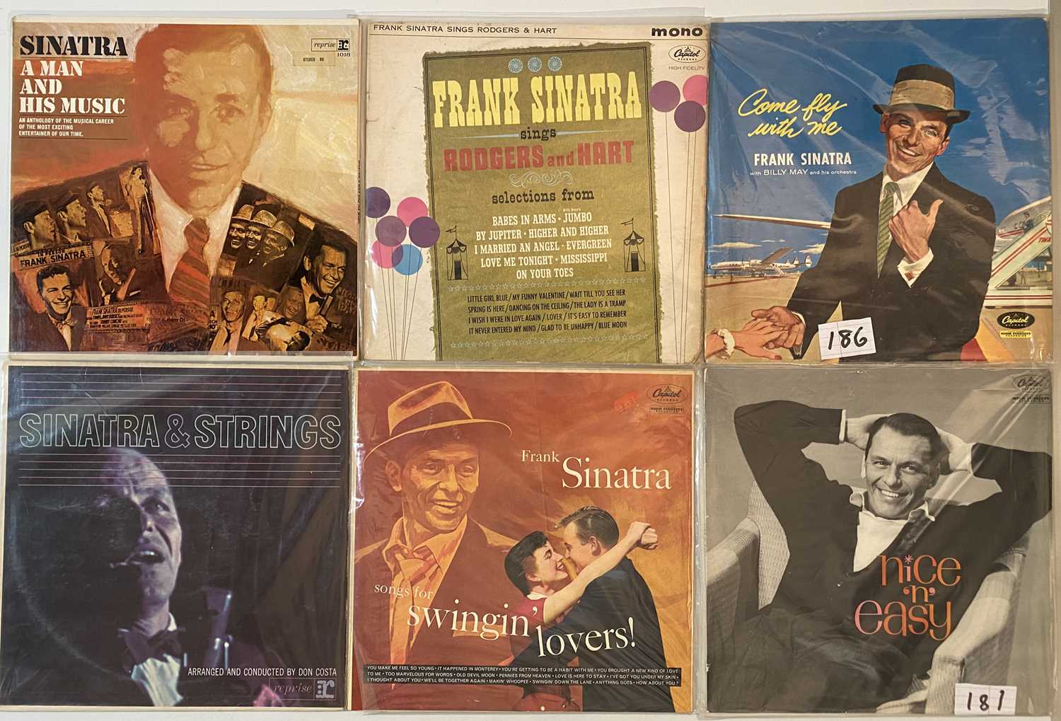 Lot 1100 - FRANK SINATRA - LPs/ 7" COLLECTION