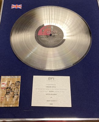 Lot 236 - THE BEAT / EVITA FRAMED AWARDS