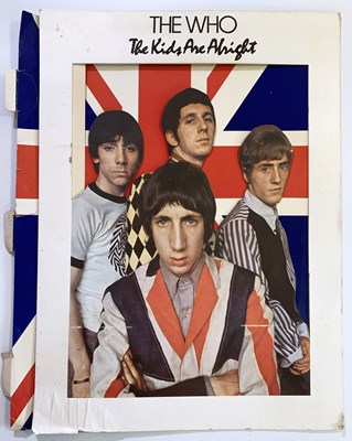 Lot 303 - THE WHO - KIDS ARE ALL RIGHT SHOP DISPLAY AND POSTERS.