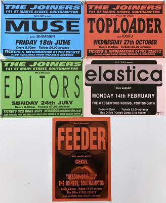 Lot 306 - 1990S AND 00S INDIE POSTERS - MUSE / FEEDER / ELASTICA ETC.