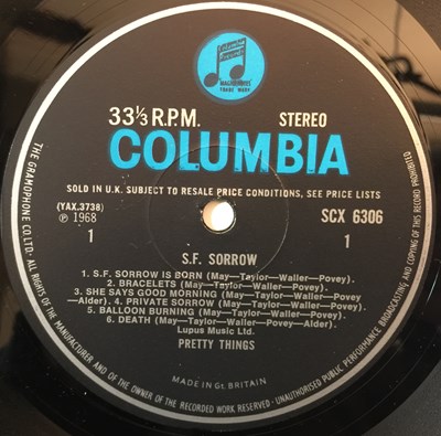 Lot 41 - THE PRETTY THINGS - S.F. SORROW LP (ORIGINAL UK STEREO COPY - COLUMBIA SCX 6306)