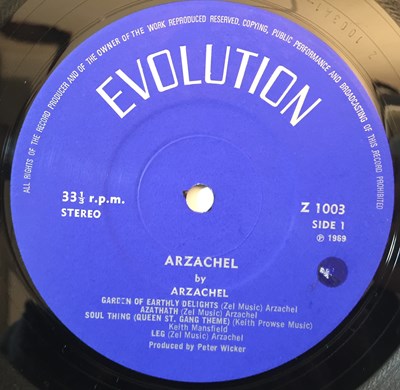 Lot 51 - ARZACHEL - ARZACHEL LP (ORIGINAL UK PRESSING - EVOLUTION Z 1003).