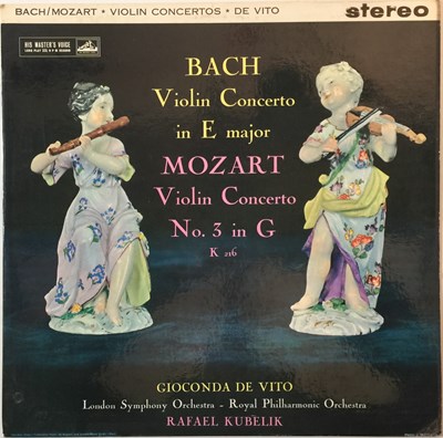 Lot 60 - GIOCONDA DE VITO - BACH/MOZART VIOLIN CONCERTOS LP (ORIGINAL UK STEREO EDITION - HMV ASD429)
