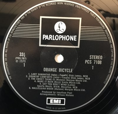 Lot 63 - ORANGE BICYCLE - ORANGE BICYCLE LP (ORIGINAL UK COPY - PARLOPHONE PCS 7108)