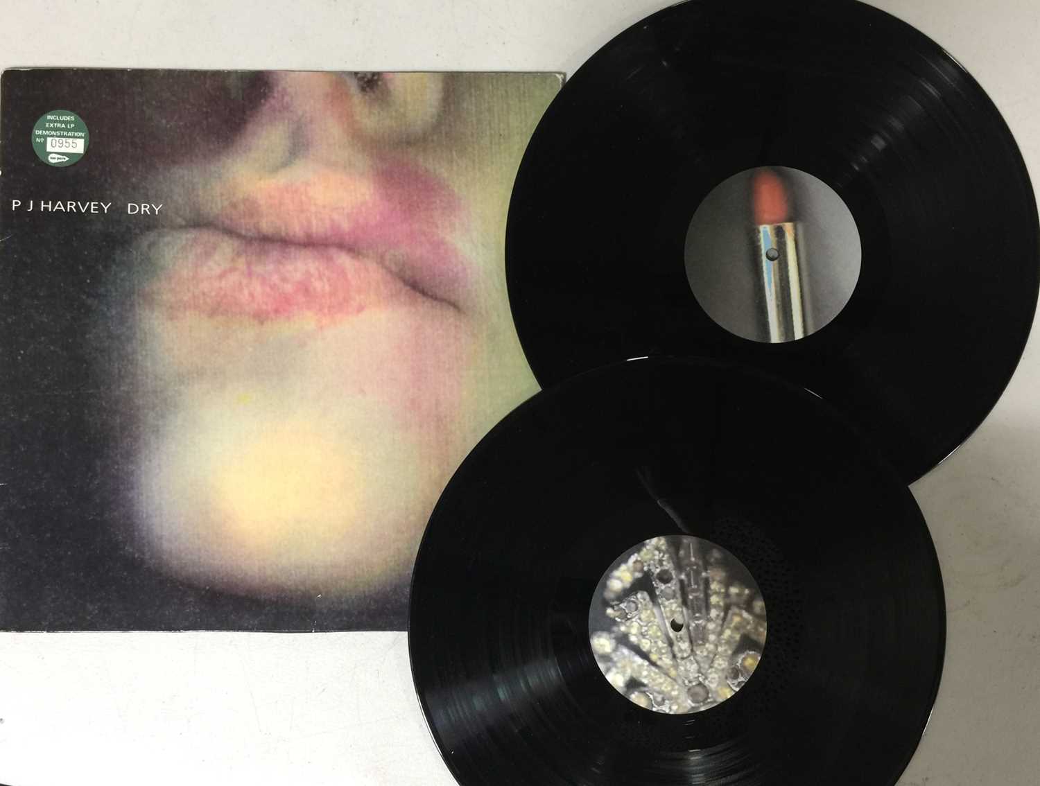 mikroskopisk Lade være med død Lot 67 - PJ HARVEY - DRY LP (ORIGINAL UK DOUBLE LP
