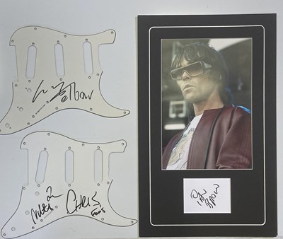 Lot 395A - INDIE AND ROCK STARS SIGNED - IAN BROWN / GUY GARVEY / FOO FIGHTERS.