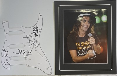 Lot 254 - ALICE COOPER / THE STOOGES SIGNED ITEMS.