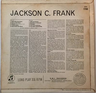 Lot 75 - JACKSON C. FRANK - JACKSON C. FRANK LP (ORIGINAL UK COPY - COLUMBIA SX 1788)