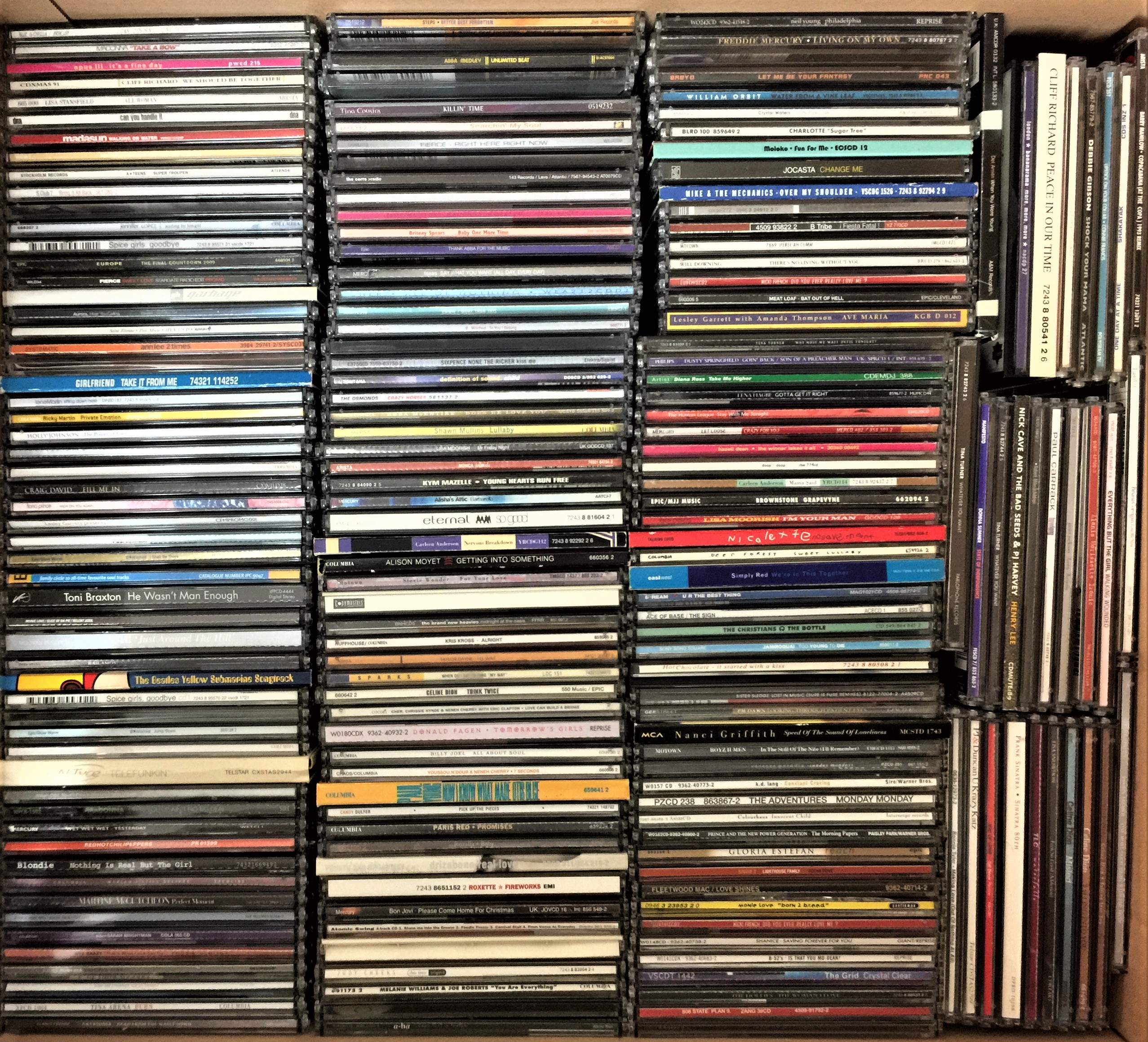 Lot 1134 LARGE CD SINGLES COLLECTION