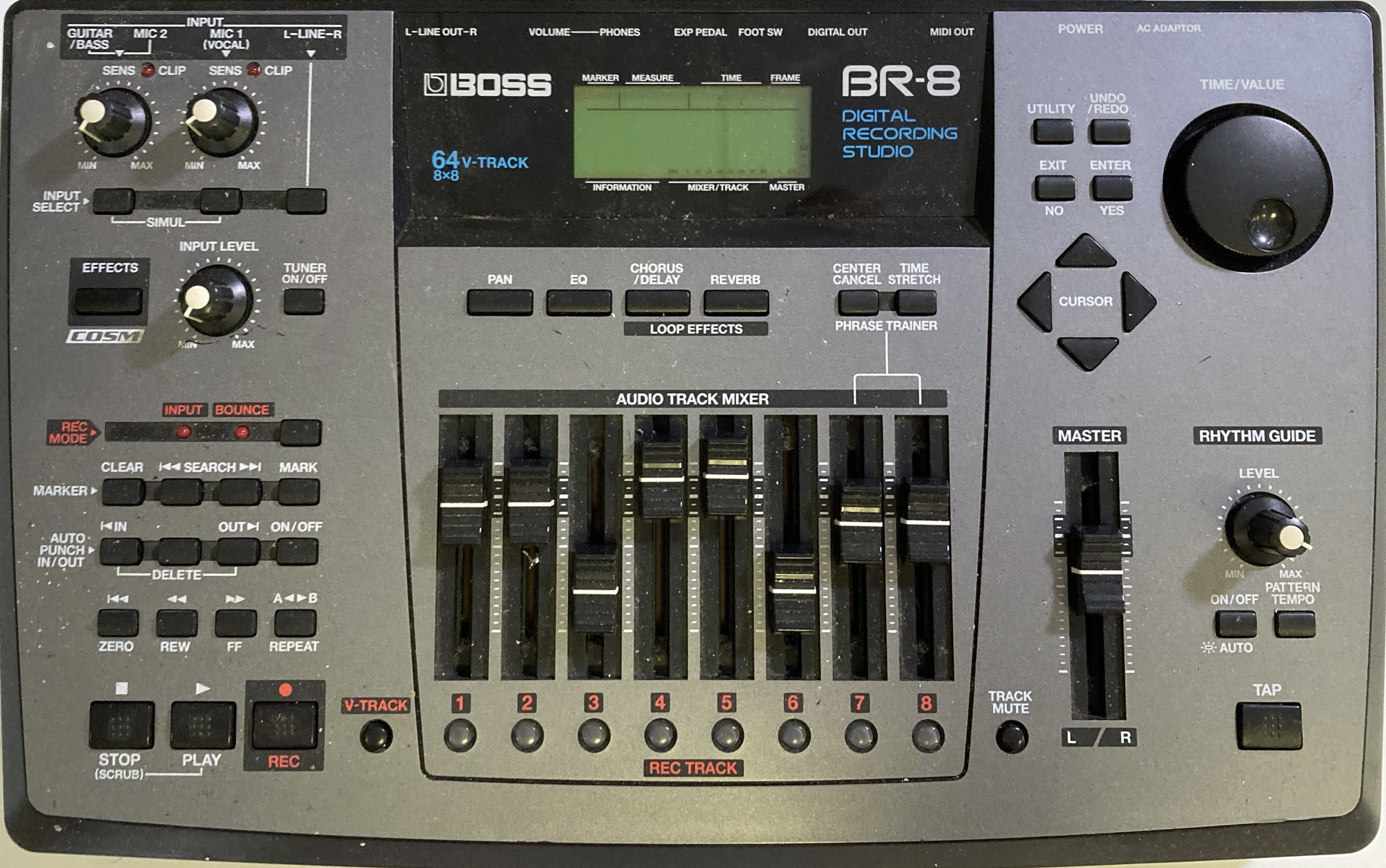Lot 69 BOSS BR8 DIGITAL RECORDING STUDIO.