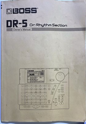Lot 70 - DR5 DR RHYTHM SECTION DRUM MACHINE WITH MINIDISCS.
