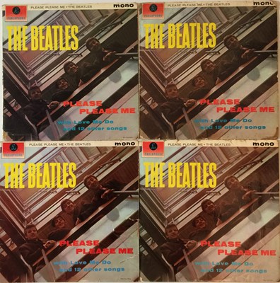 Lot 916 - THE BEATLES - PLEASE PLEASE ME MONO PRESSING COLLECTION (4TH, 5TH AND 7TH PRESSINGS)