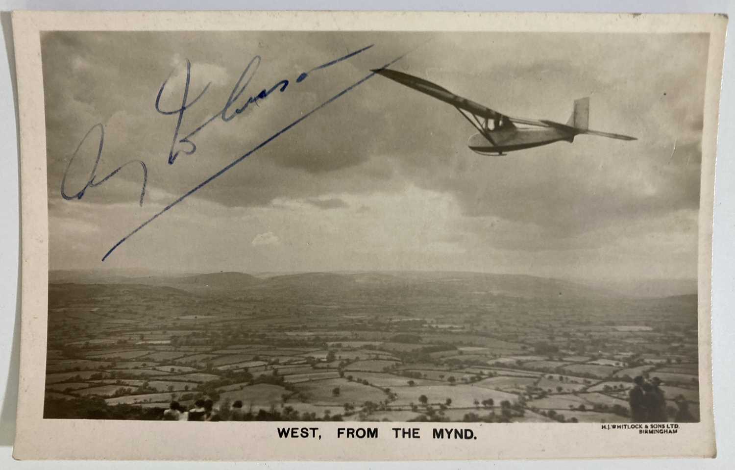 Lot 229 - AMY JOHNSON SIGNED POSTCARD.