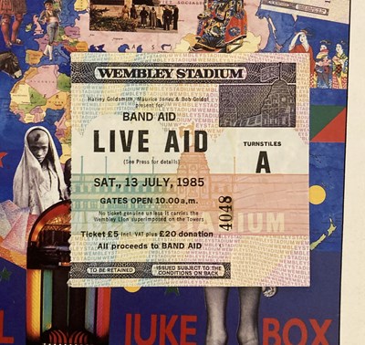 Lot 110 - LIVE AID / DAVID BOWIE CONCERT MEMORABILIA