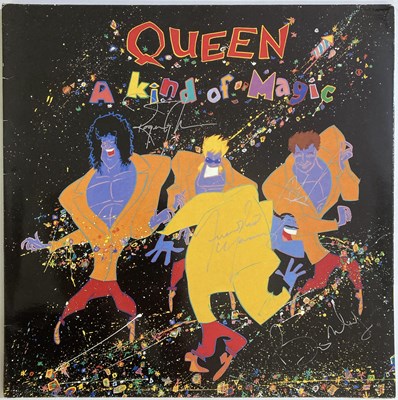 Lot 145A - QUEEN - A KIND OF MAGIC - FULLY SIGNED.