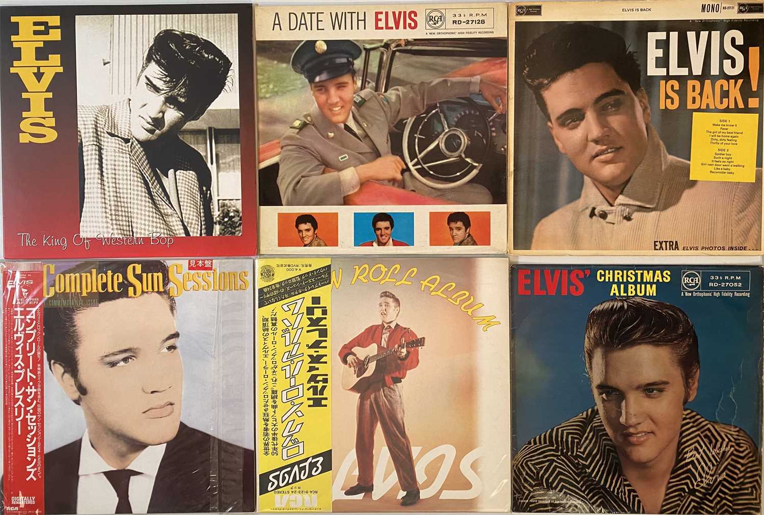 Lot 654 ELVIS PRESLEY LP COLLECTION lot-654-elvis-presley-lp-collection