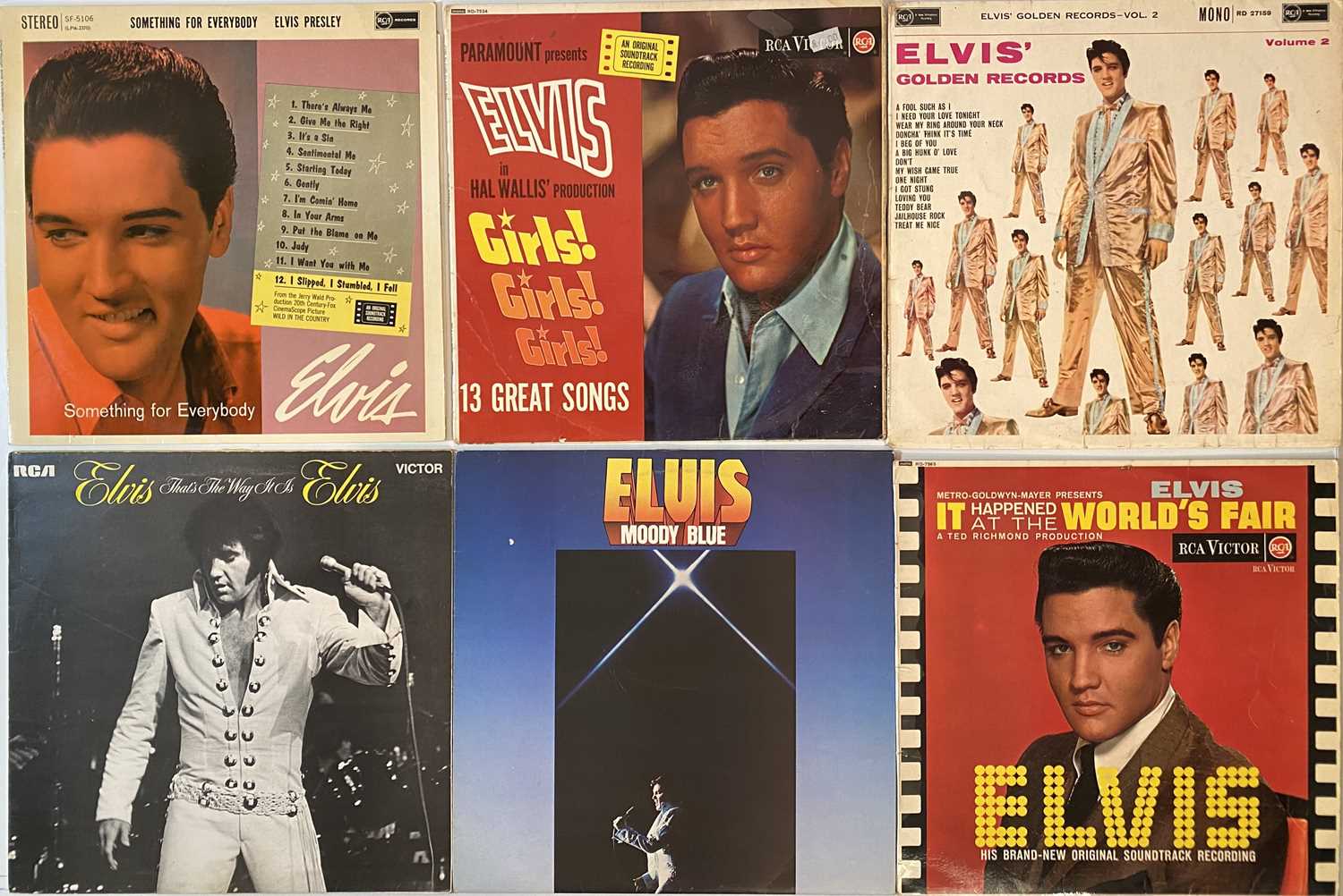 Lot 654 - ELVIS PRESLEY - LP COLLECTION