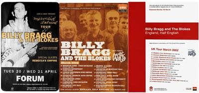 Lot 207 - BILLY BRAGG AND THE BLOKES POSTERS