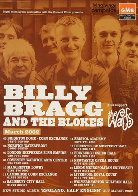 Lot 207 - BILLY BRAGG AND THE BLOKES POSTERS