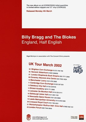 Lot 207 - BILLY BRAGG AND THE BLOKES POSTERS