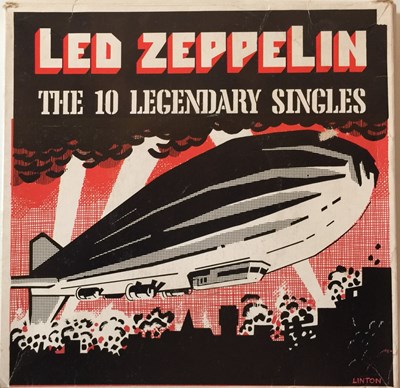 Lot 728 - LED ZEPPELIN - THE 10 LEGENDARY SINGLES 7" (BOX SET)