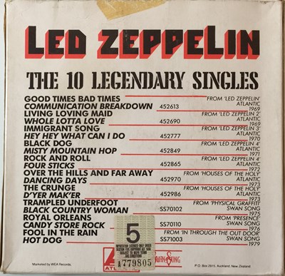 Lot 728 - LED ZEPPELIN - THE 10 LEGENDARY SINGLES 7" (BOX SET)