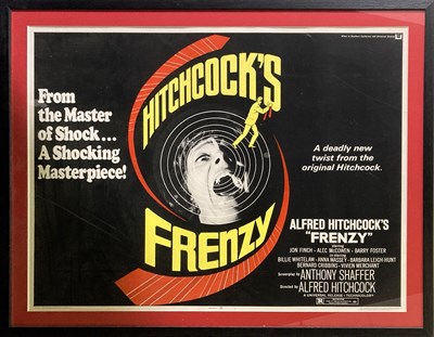 Lot 314A - HITCHCOCK FRENZY POSTER.