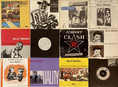 Lot 667 - BILLY BRAGG - LP/12"/7" COLLECTION