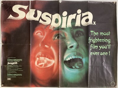 Lot 252 - SUSPIRIA UK QUAD POSTER.