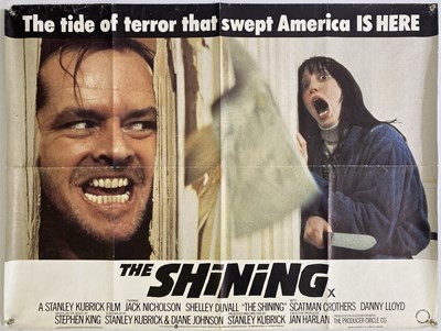 Lot 259 - THE SHINING UK QUAD POSTER.