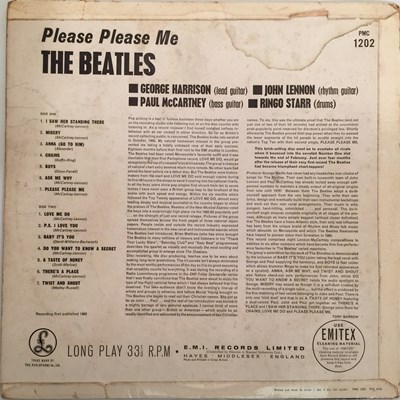 Lot 643 - THE BEATLES - PLEASE PLEASE ME LP (UK ORIGINAL BLACK/ GOLD MONO - PMC 1202)