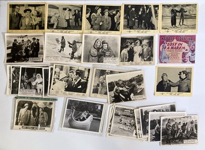 Lot 330 - ABBOTT AND COSTELLO LOBBY CARDS AND FILM STILLS.