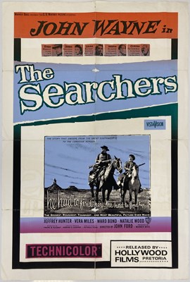Lot 264 - ORIGINAL THE SEARCHERS UK ONE SHEET POSTER.