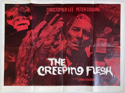 Lot 265 - ORIGINAL CREEPING FLESH UK QUAD POSTER.