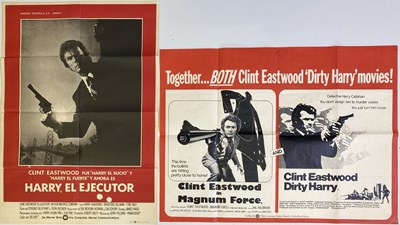 Lot 266 - TWO CLINT EASTWOOD UK QUAD POSTERS (HARRY, EL EJECTUTOR & MAGNUM FORCE).