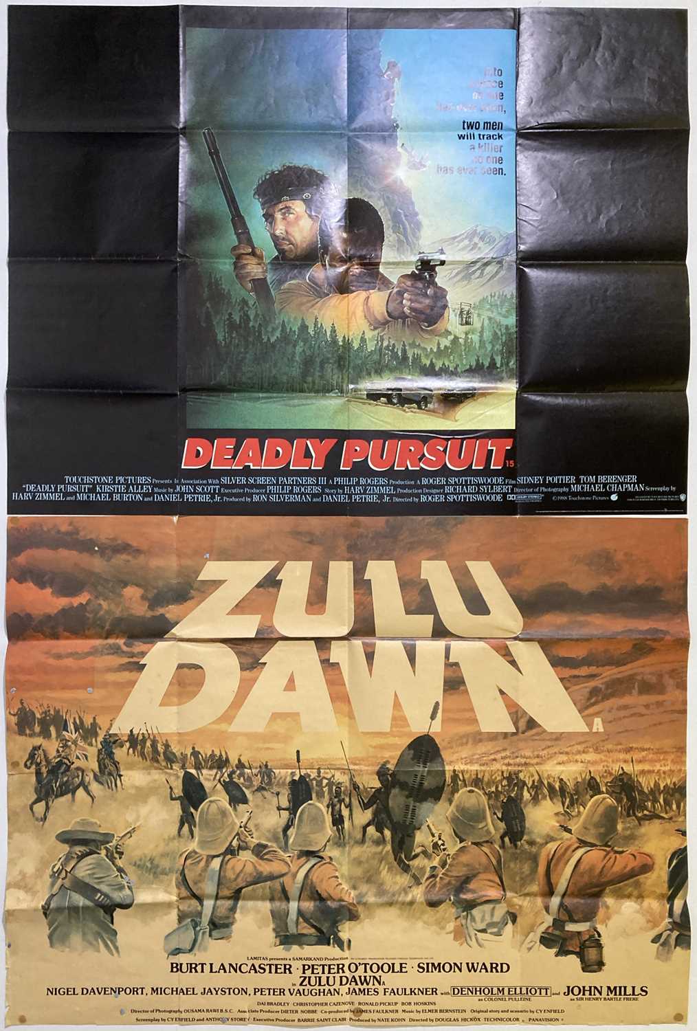 Lot 272 - CLASSIC ACTION MOVIE UK QUAD POSTERS.