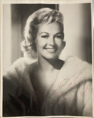 Lot 223 - BETTY GRABLE AUTOGRAPH COLLECTION.