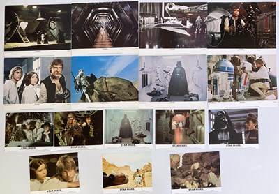 Lot 336 - STAR WARS STILLS AND LOBBY CARDS.