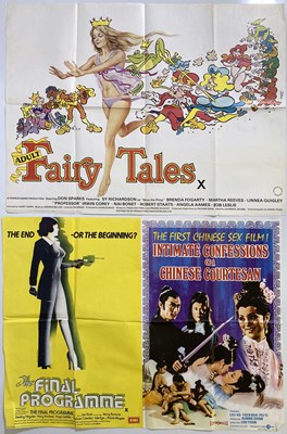 Lot 276 - EROTIC MOVIE UK QUAD POSTERS.