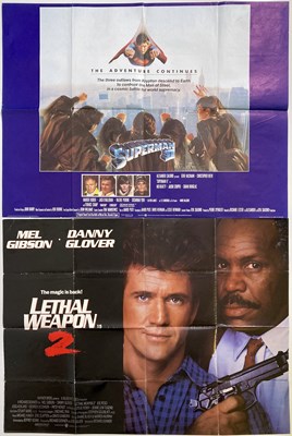 Lot 278 - CLASSIC 80S MOVIE UK QUAD POSTERS.