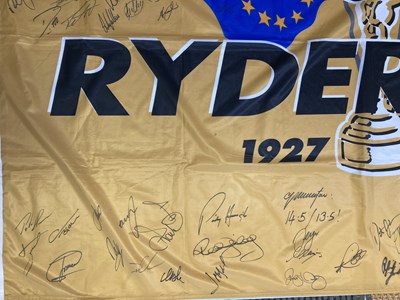 Lot 145 - 2010 RYDER CUP STARS - MULTIPLE SIGNED.