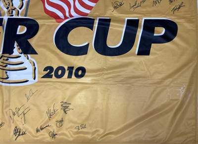 Lot 145 - 2010 RYDER CUP STARS - MULTIPLE SIGNED.