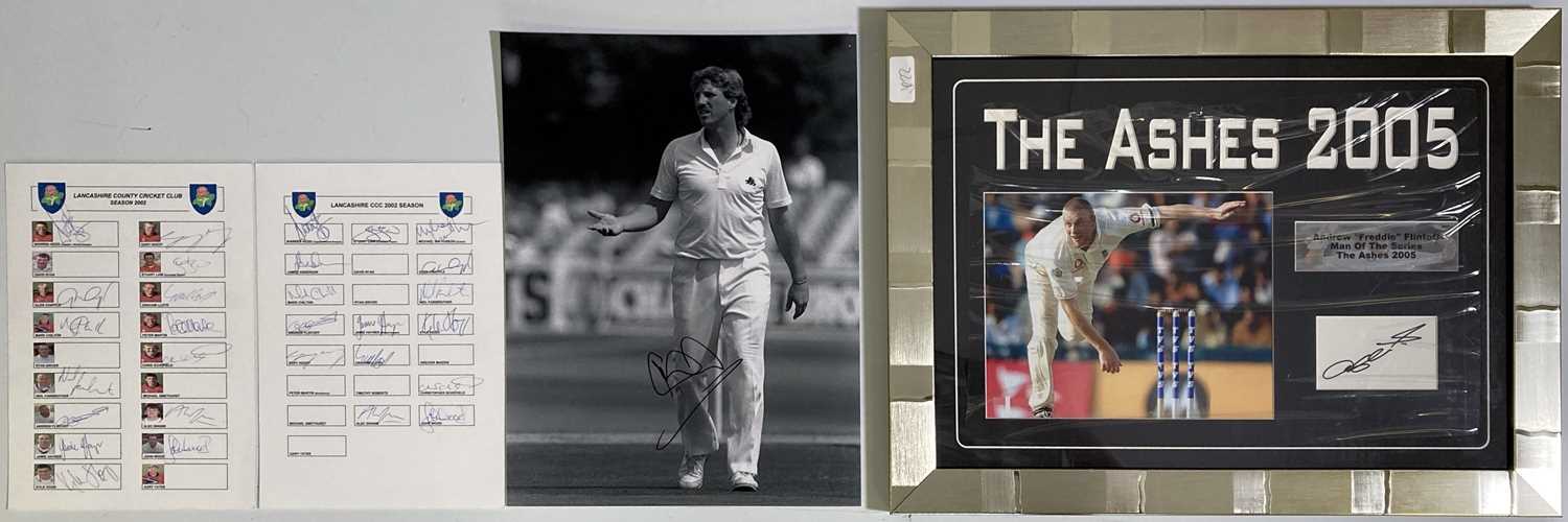 Lot 148 - CRICKETING AUTOGRAPHS.