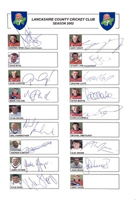 Lot 148 - CRICKETING AUTOGRAPHS.