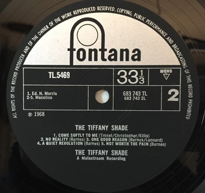 Lot 17 - THE TIFFANY SHADE - THE TIFFANY SHADE LP (ORIGINAL UK MONO COPY - FONTANA TL 5469)