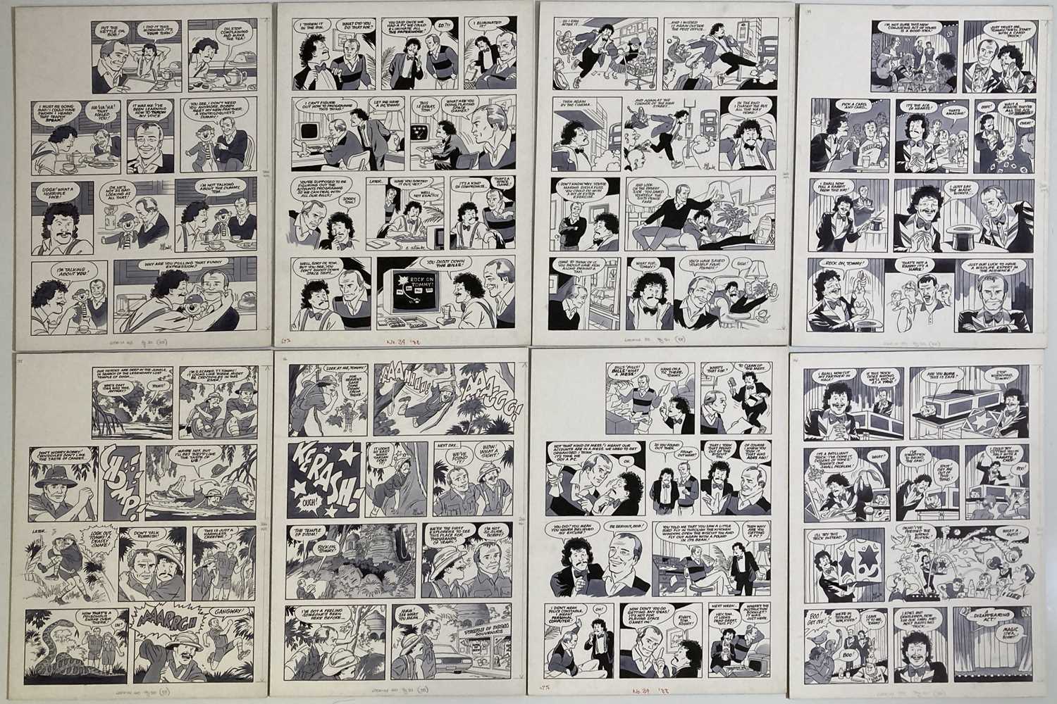 Lot 105 - ORIGINAL COMIC BOOK STORYBOARDS - LOOK IN.