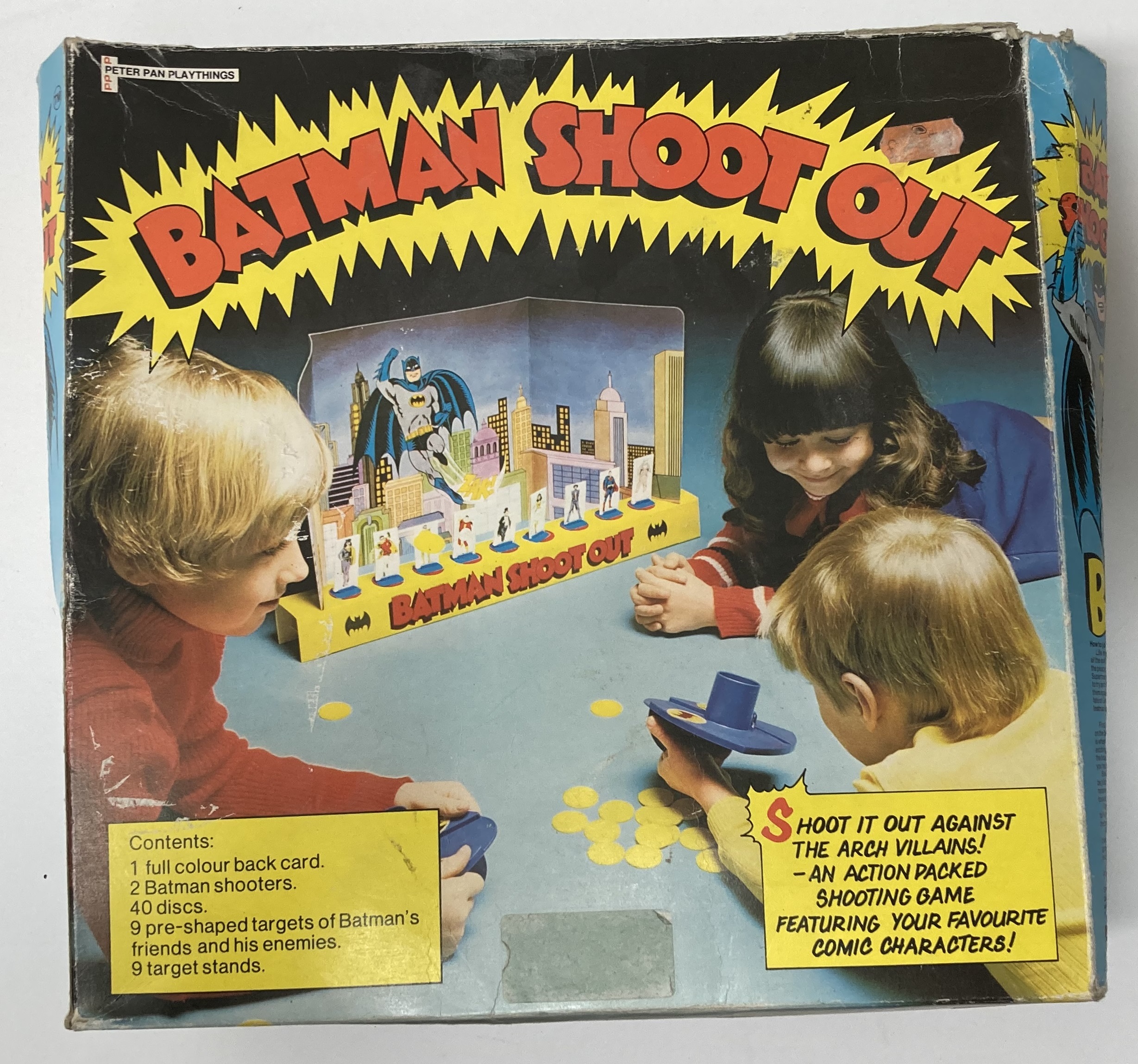 Lot 62 - Batman Comic Connection And Shoot Out Games.