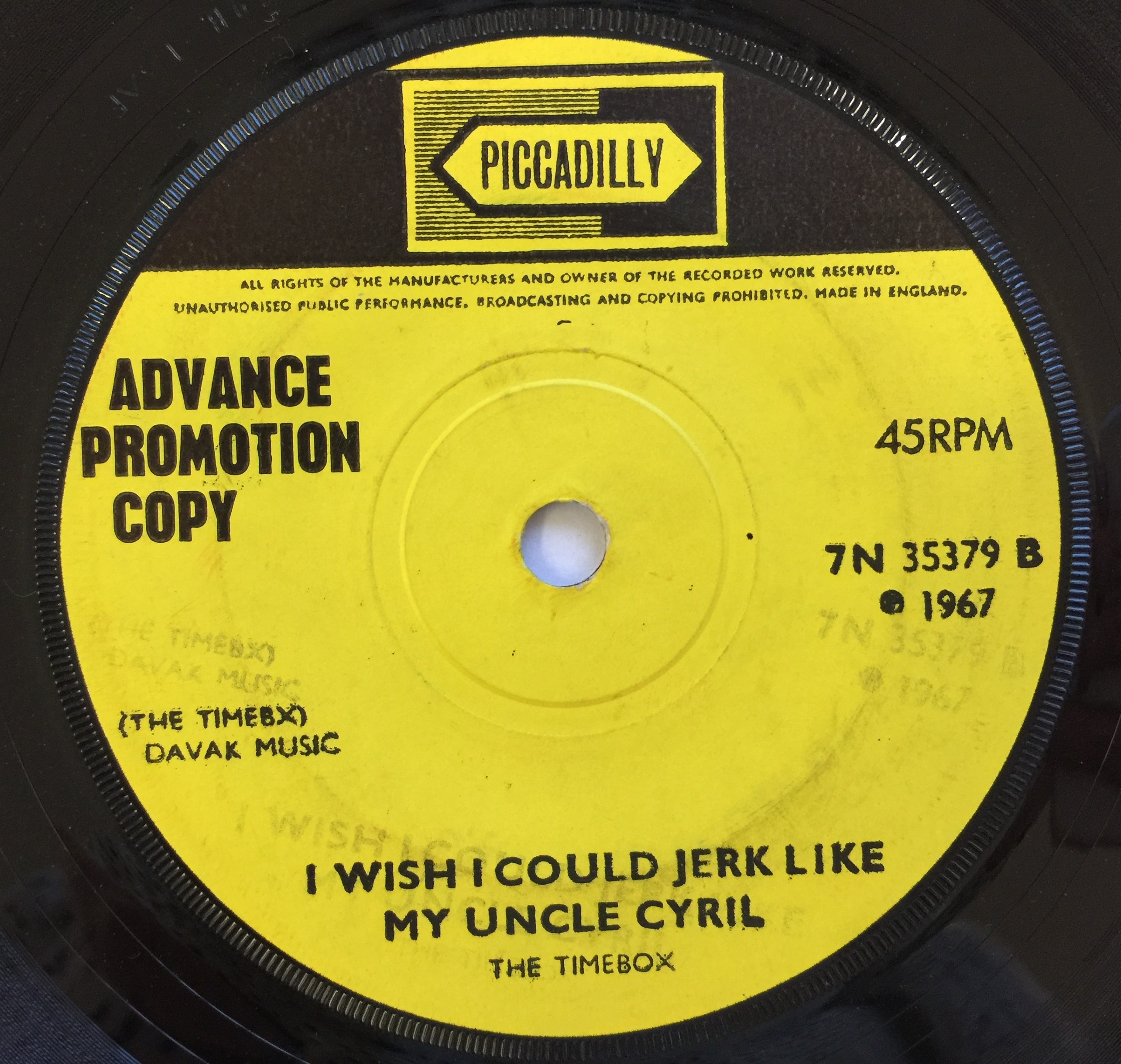 Lot 27 - THE TIMEBOX - UK 7