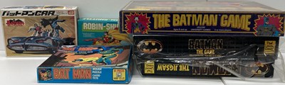 Lot 63 - ASSORTED BATMAN GAMES AND PUZZLES.